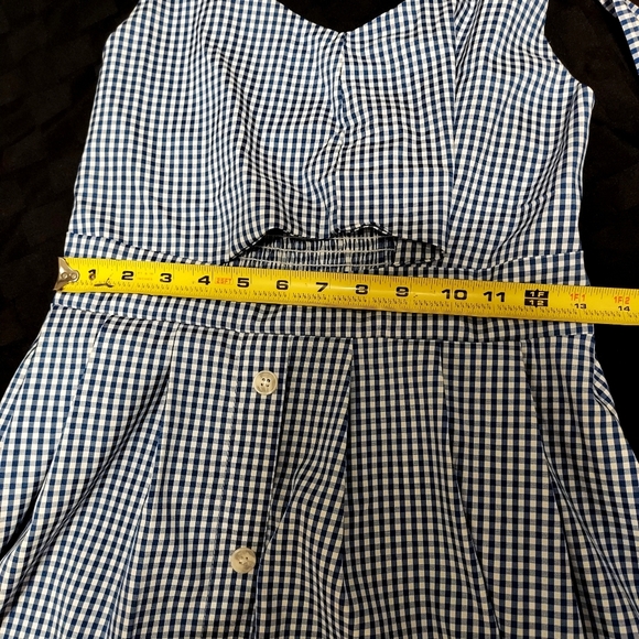 Cupshe Navy and White Checkered Dress - Picture 3 of 7